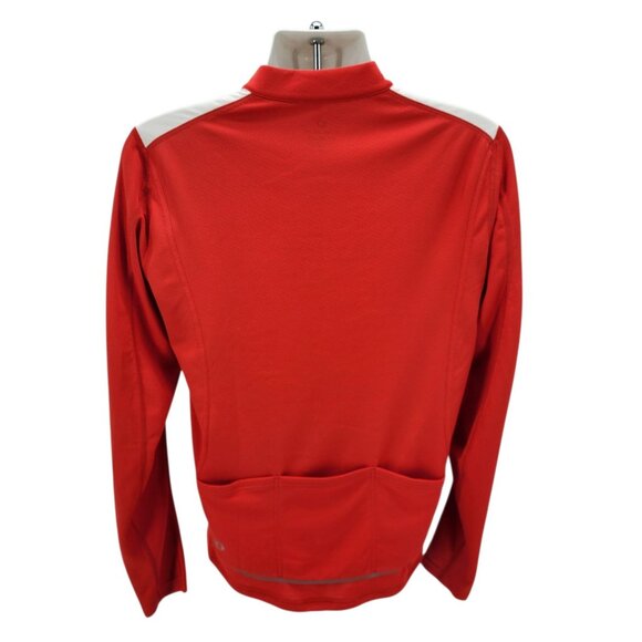 Pearl Izumi Select Mens Medium Cycling Jersey 1/2 Zip Long Sleeve Mock Neck Mesh - Picture 3 of 9
